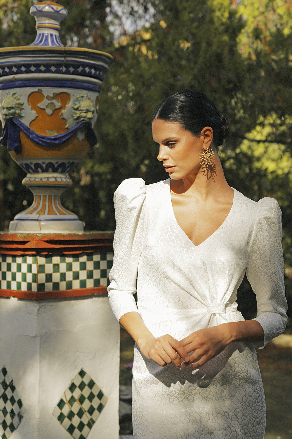 Vestido Denna Jacquard