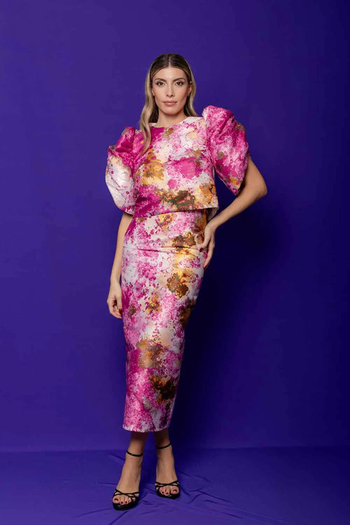 Falda Lisa Print